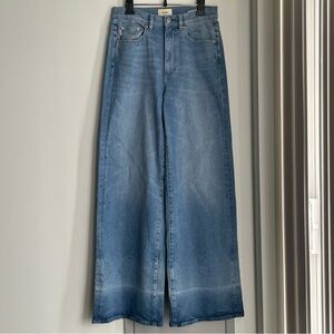 DL1961 Hepburn Light Cruise Wash High Rise Wide-Leg Jeans